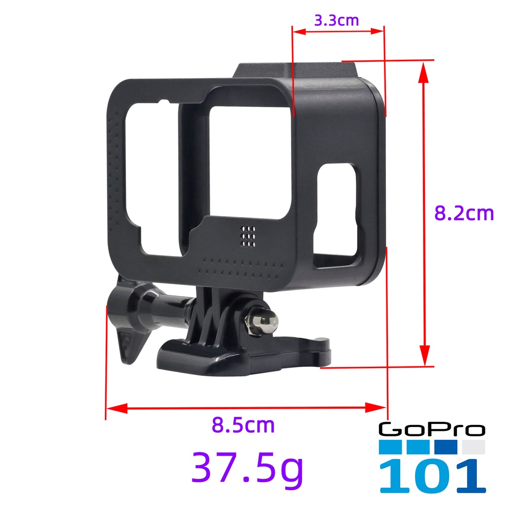 Case nhựa GoPro 9, Khung viền nhựa cho GOPRO HERO 10 - GoPro101 - inoxnamkim