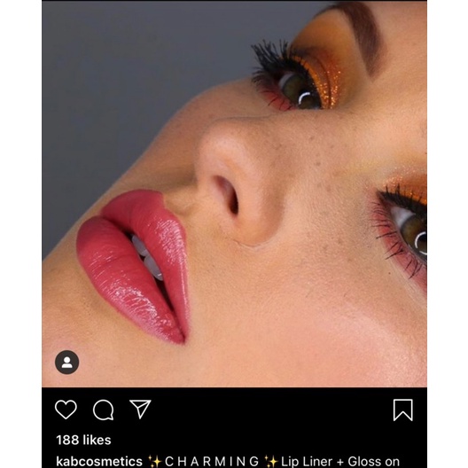 Kab Cosmetics set son bóng + chì viền môi 30$ New Charming Lip Boxycharm