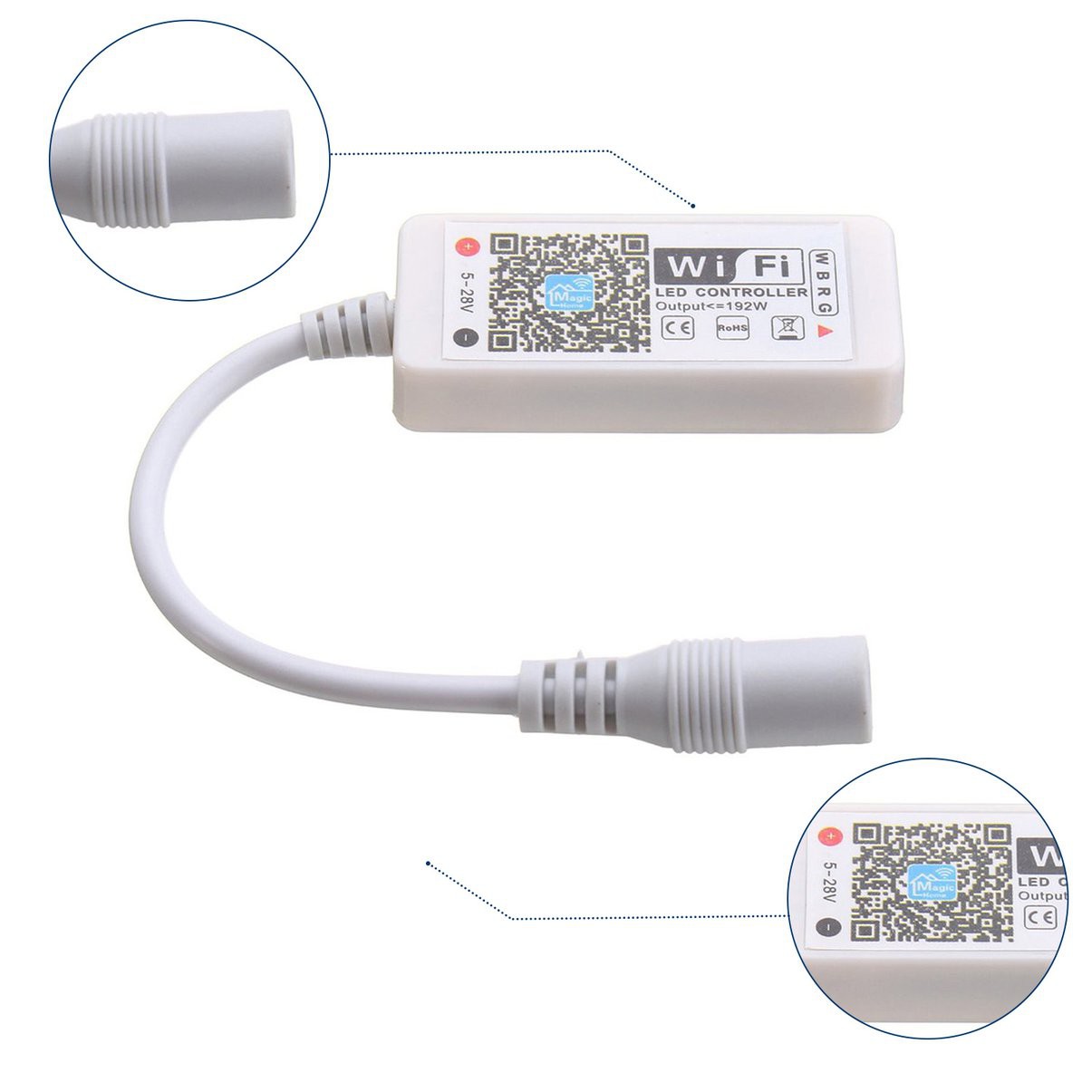Bộ Điều Khiển Đèn Led Rgb 12v 24v Rgbw Rgbw Kết Nối Wifi | BigBuy360 - bigbuy360.vn