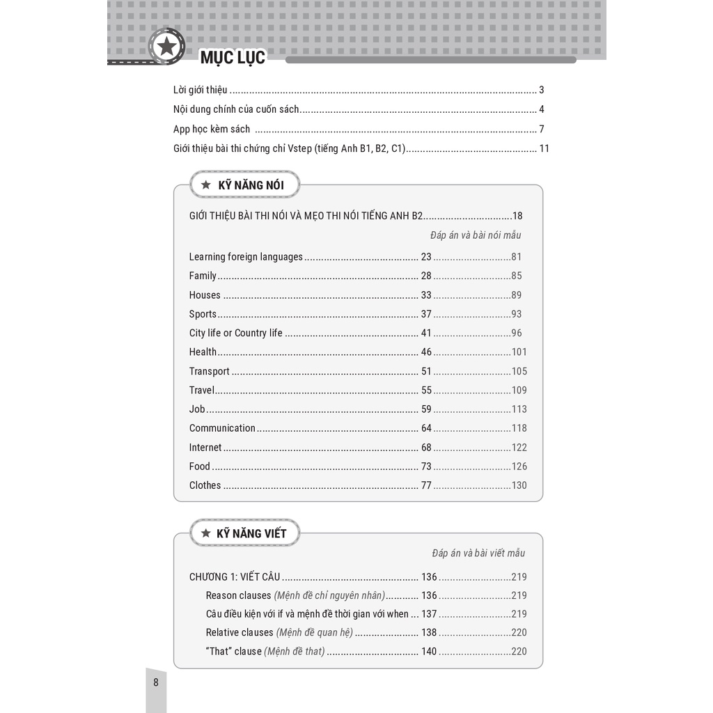 Sách Luyện thi B2 Vstep 4 kỹ năng - Ôn thi chứng chỉ tiếng Anh bậc 4 (bằng B2 tiếng Anh) khung năng lực Ngoại ngữ 6 bậc