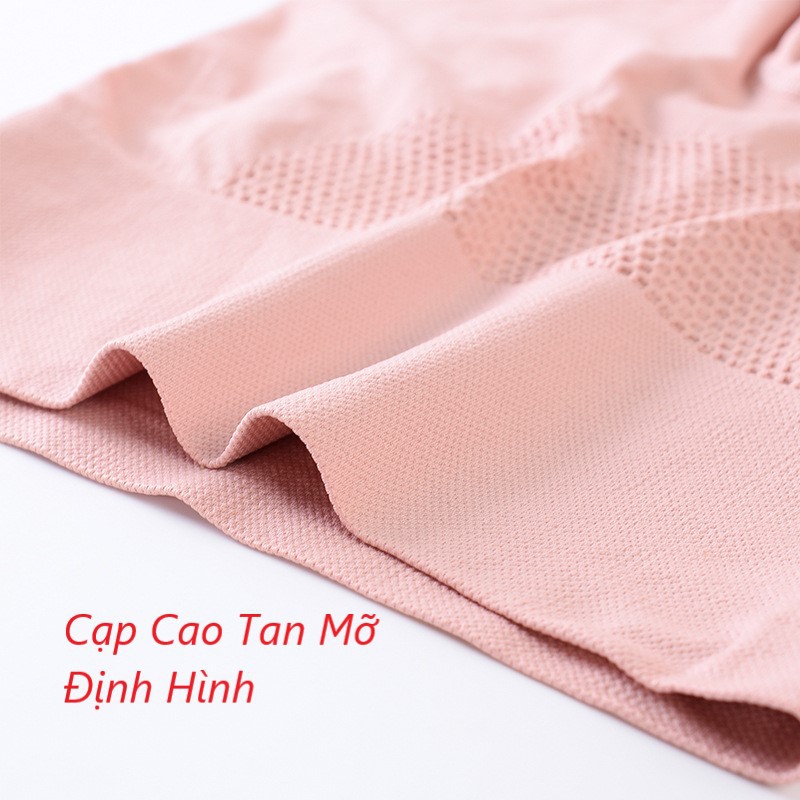 Quần Lót Nữ - Quần Lót Ghen bụng  Cotton Tổ Ong  Kháng Khuẩn Dáng Đùi Cạp   Cao Mặc Váy Tập Gym