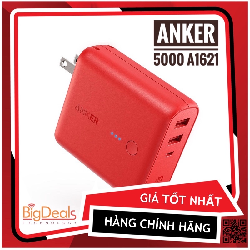 Củ sạc tường kiêm sạc dự phòng Anker Fusion A1621 5000mAh qua sử dụng | BigDeals VN