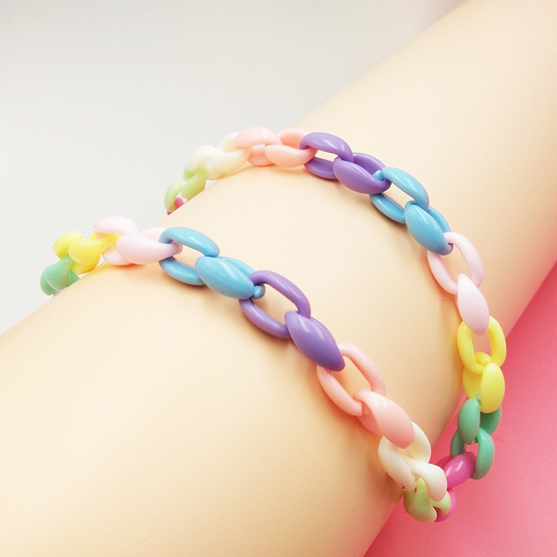 Bộ 50 Hạt Hình Khoá Chuỗi Xích Làm Đồ Trang Sức Diy