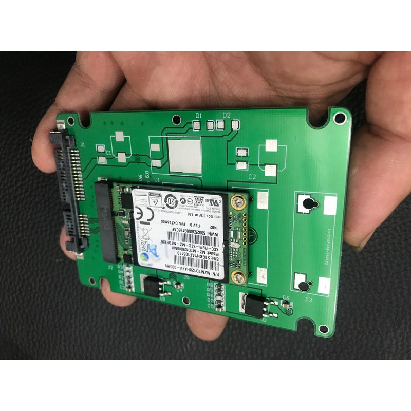 Khay chuyển ssd msata sang sata 2.5 - msata to sata 2.5