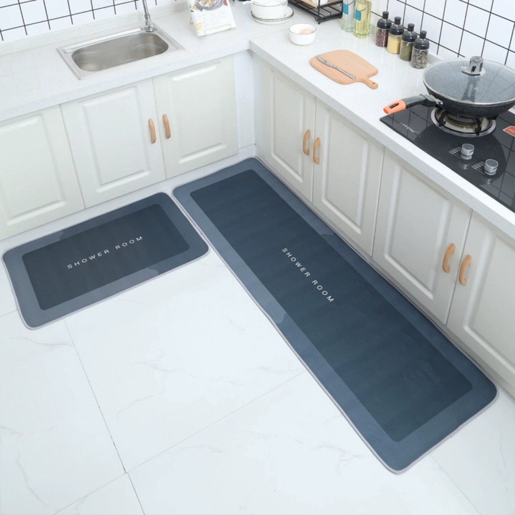 Thảm lau chân nhà bếp chống trượt TACHI STORE thảm chùi chân nhà bếp cao cấp sang trọng dễ dàng vệ sinh1