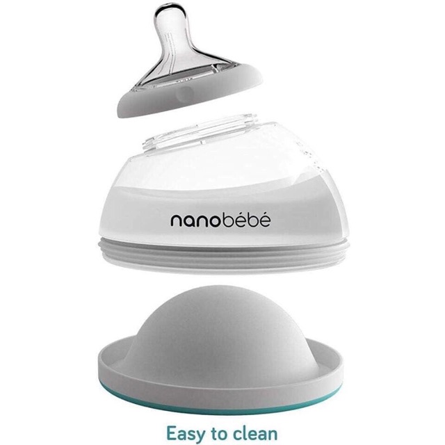 Bình sữa NanoBebe cho bé 150ml/240ml tách từ set 3 bình