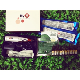 Com bo 1 máy mym, 1 tảo, 2 ha, 1 vỉ vitaminc, 1 hồng sâm, 5 đầu kim nano