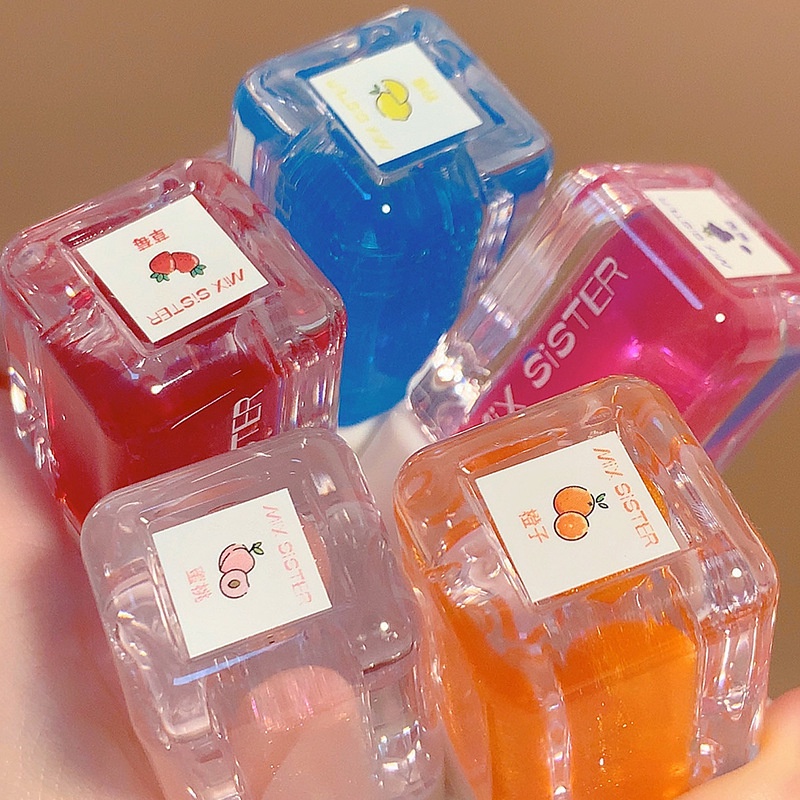 Son Bóng Trong Suốt Dưỡng Ẩm Thiết Kế Hình Vuông Nhỏ