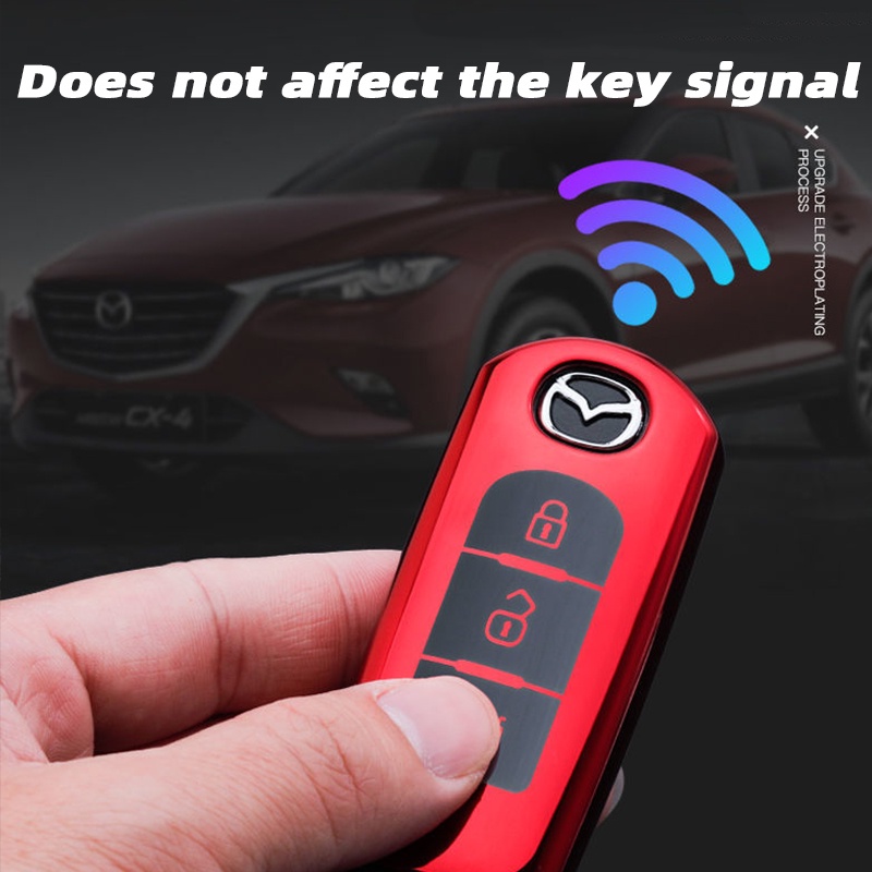 Vỏ Bọc Bảo Vệ Chìa Khóa Xe Hơi mazda 2 3 6 Axela Atenza CX-5 CX5 CX-7 CX-9 Smart 2/3 Chất Lượng Cao