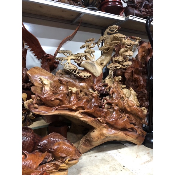 Cầu bát mã gỗ hương