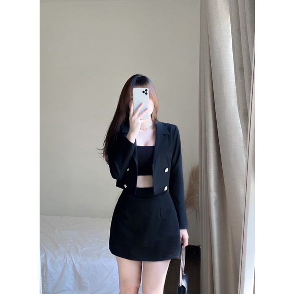 Set vest nữ dự tiệc thiết kế Catherine Dress JOLIE LOFT, đầm dáng ngắn sang trọng đi chơi