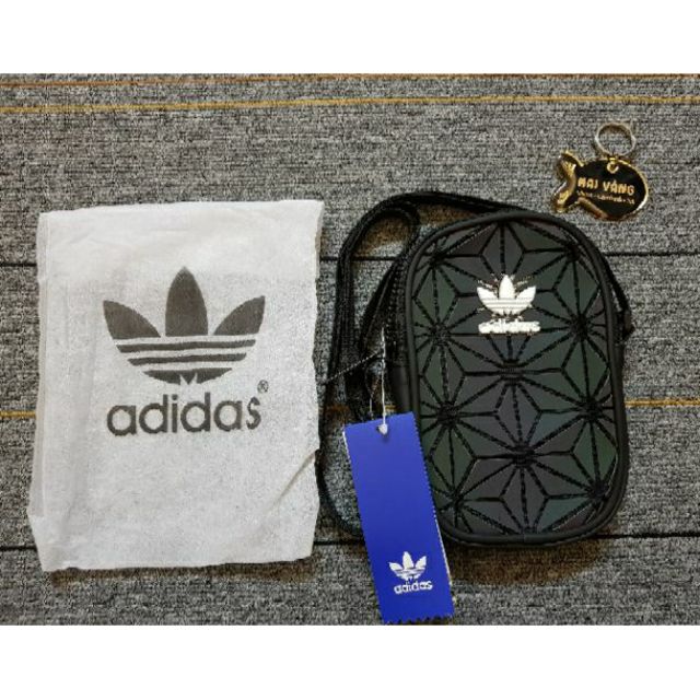 Túi Chéo Mini đựng điện thoại kim cương Adidas AUTHENTIC phản quang cực đẹp