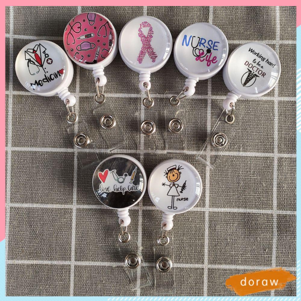 Huy hiệu kiêm kẹp giữ thẻ tên / bảng tên 7 kiểu tùy chọn đáng yêu tiện dụng cho y tá / bác sĩ
