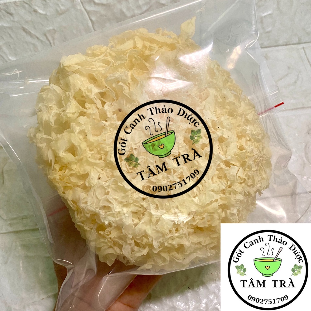 Nấm tuyết  - 100g -Gói Canh Thảo Dược -Tâm Trà