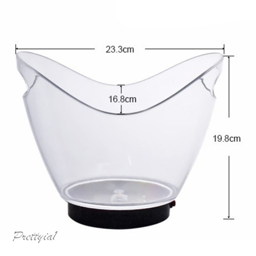 【Hàng s?n sàng】Xô Đá Có Đèn Led Phát Sáng 1 Ngăn Dung Tích 2l | BigBuy360 - bigbuy360.vn