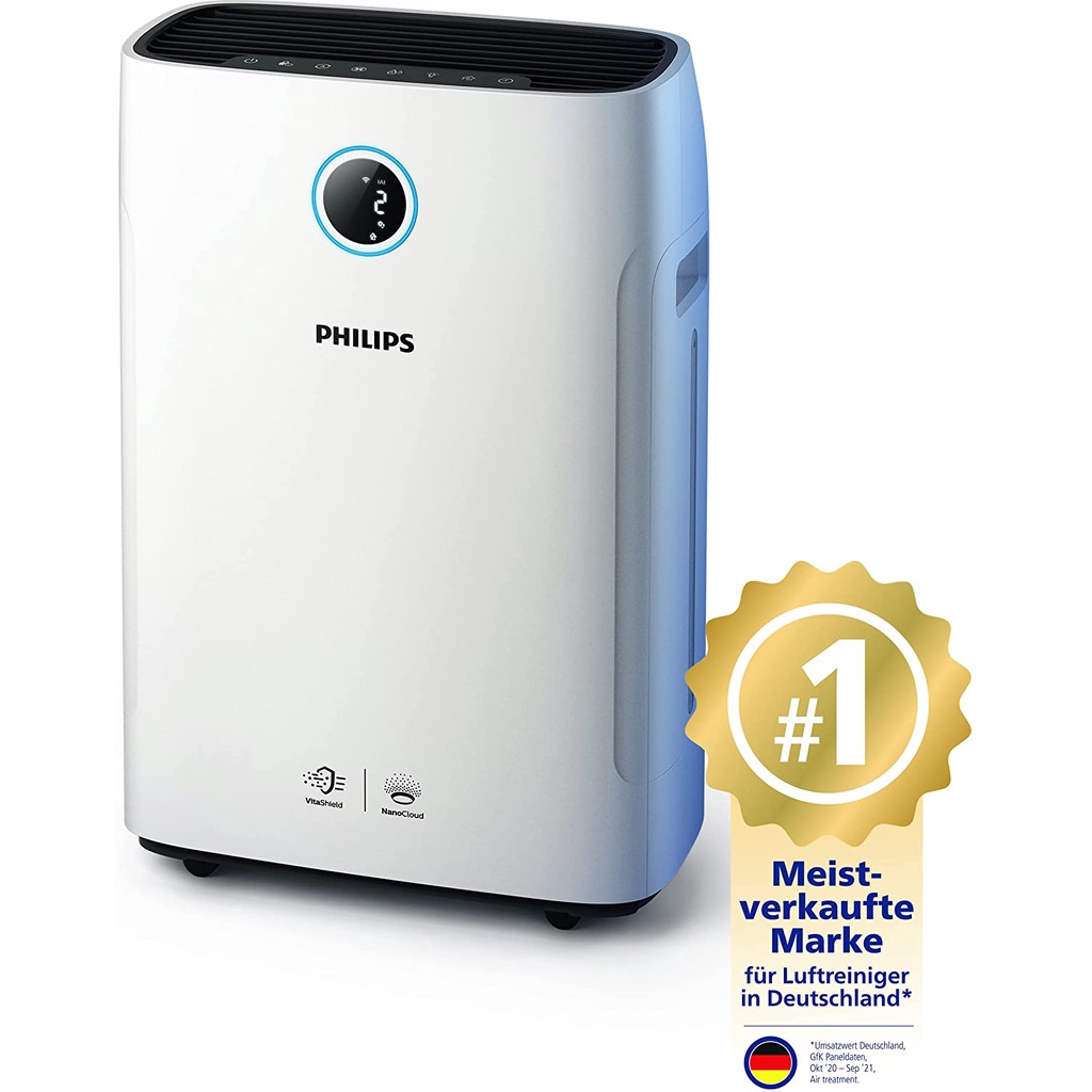 Máy lọc không khí kèm tạo ẩm Philips AC2729/10 [nhập Đức chính hãng]