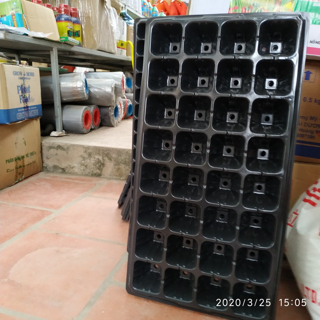 Khay ươm hạt 32 lỗ, 50 lỗ, 72 lỗ, 105 lỗ, 128 lỗ