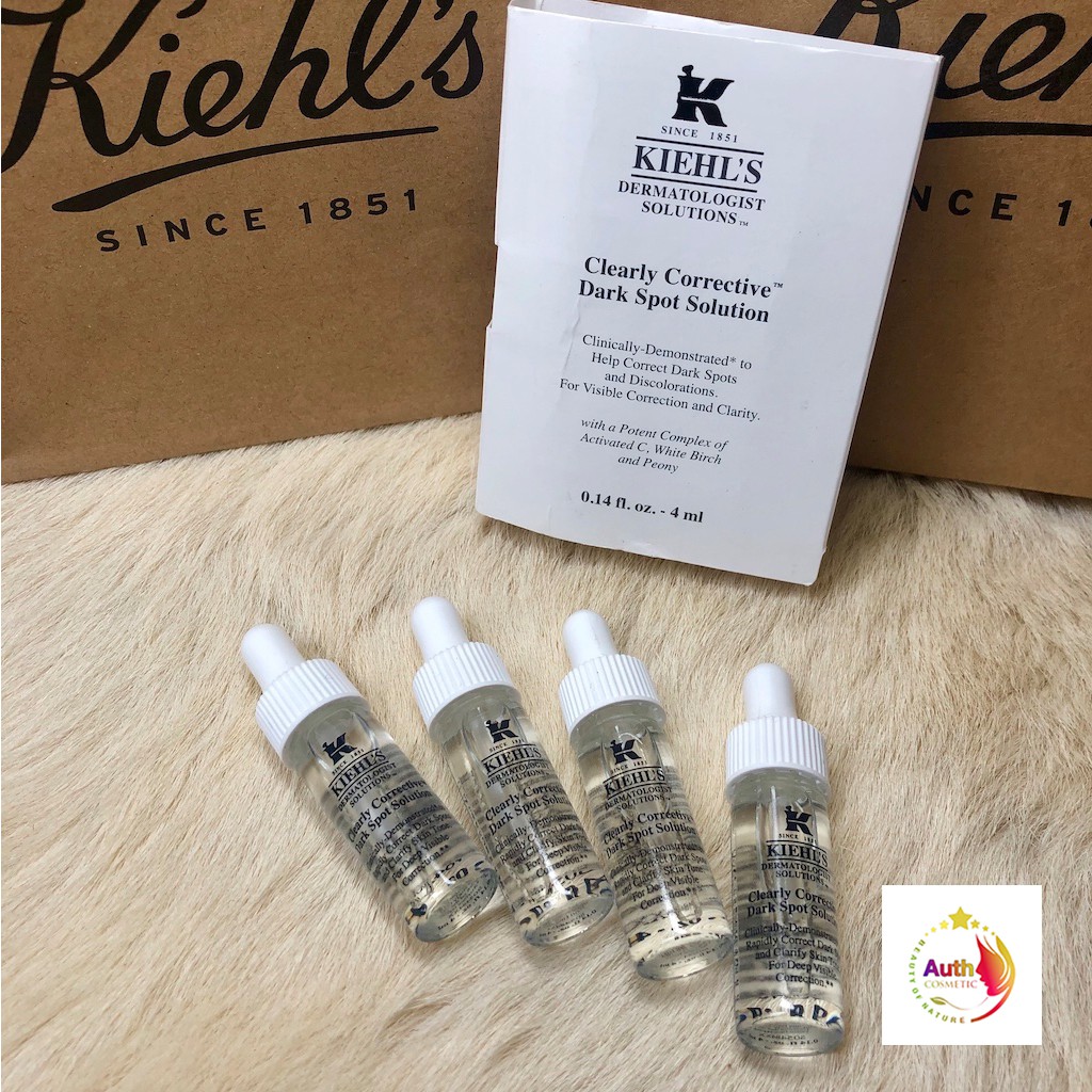 Tinh Chất Serum Làm Sáng Da &amp; Mờ Thâm Mụn KIEHL’S Clearly Corrective™ Dark Spot Solution 4ml