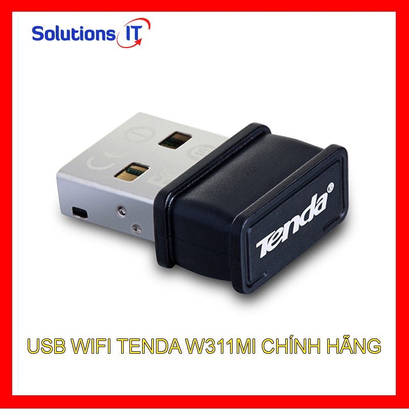 USB WIFI Tenda W311MI chuẩn N tốc độ 150M – Hàng chính hãng BH 36 tháng