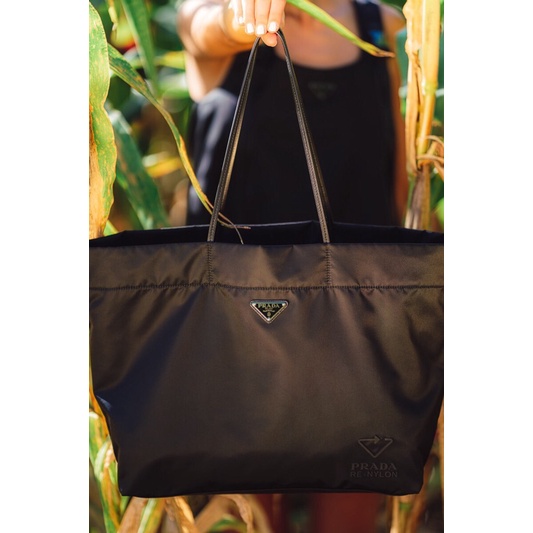 Túi PRADA RE-NYLON AND SAFFIANO leather tote bag❌