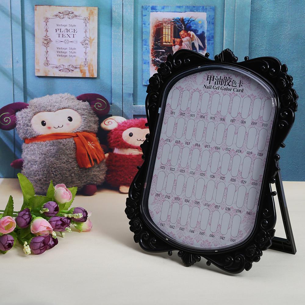 Hộp Nhựa Trưng Bày Sơn Móng Tay 48 Màu Hình Chữ Nhật Tiện Dụng