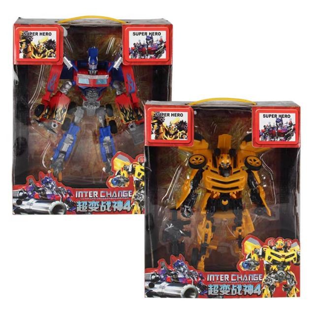 Robot biến hình transformer 2 mẫu