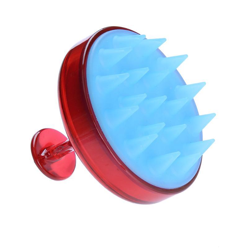 Bàn Chải Silicone Mềm Dùng Mát Xa Da Đầu Tiện Dụng Cho Gia Đình
