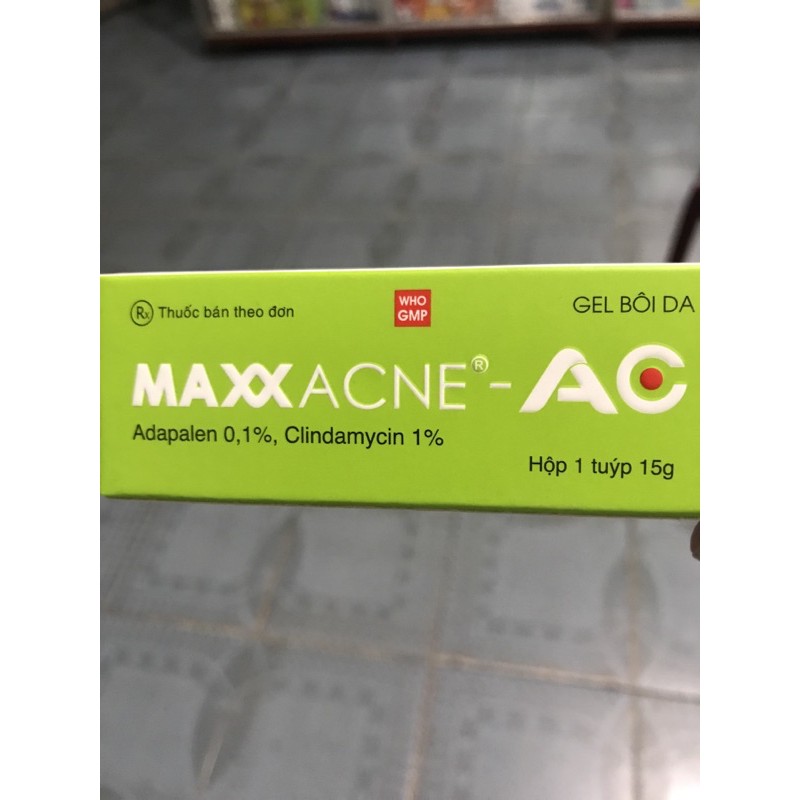 gel bôi mụn maxxacne-ac dành cho mụn bộc mủ mụn vừa chốm đỏ | Thế Giới Skin Care