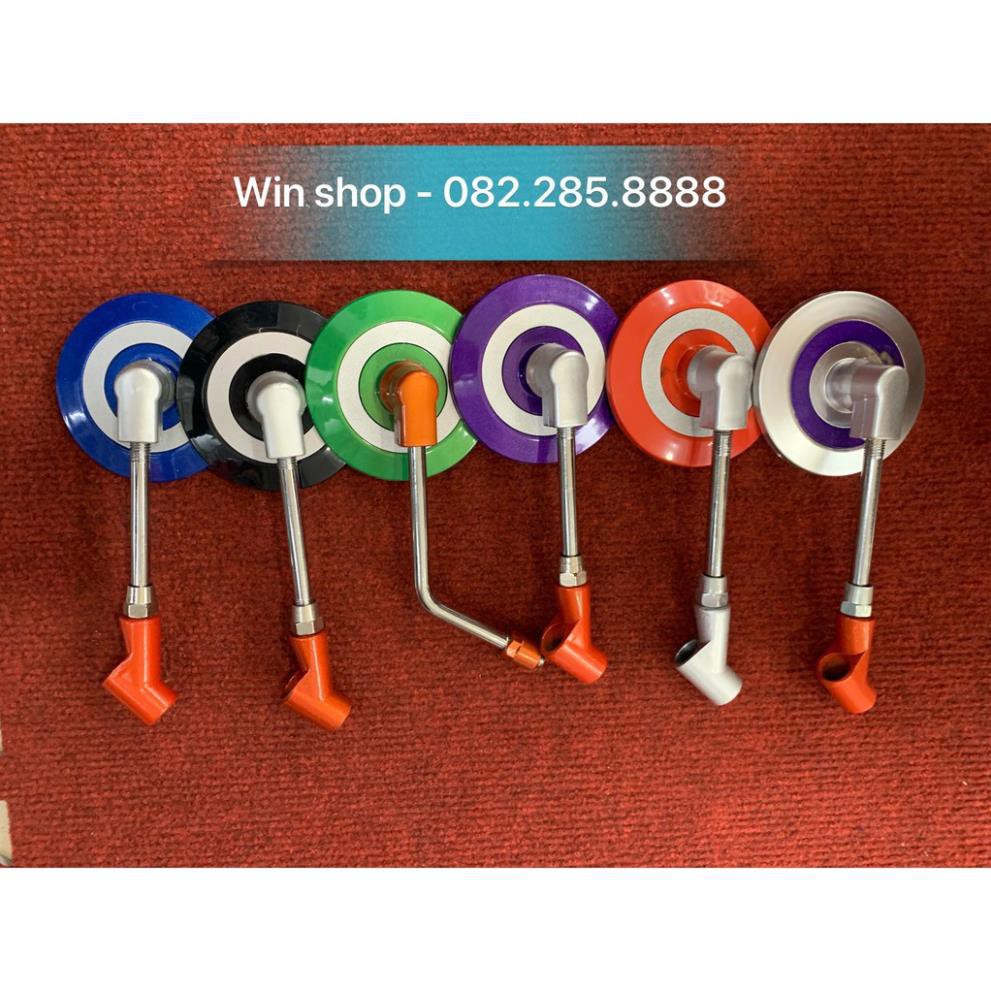Gương tròn màu cán inox chiếu hậu nắp được cho các dòng xe
