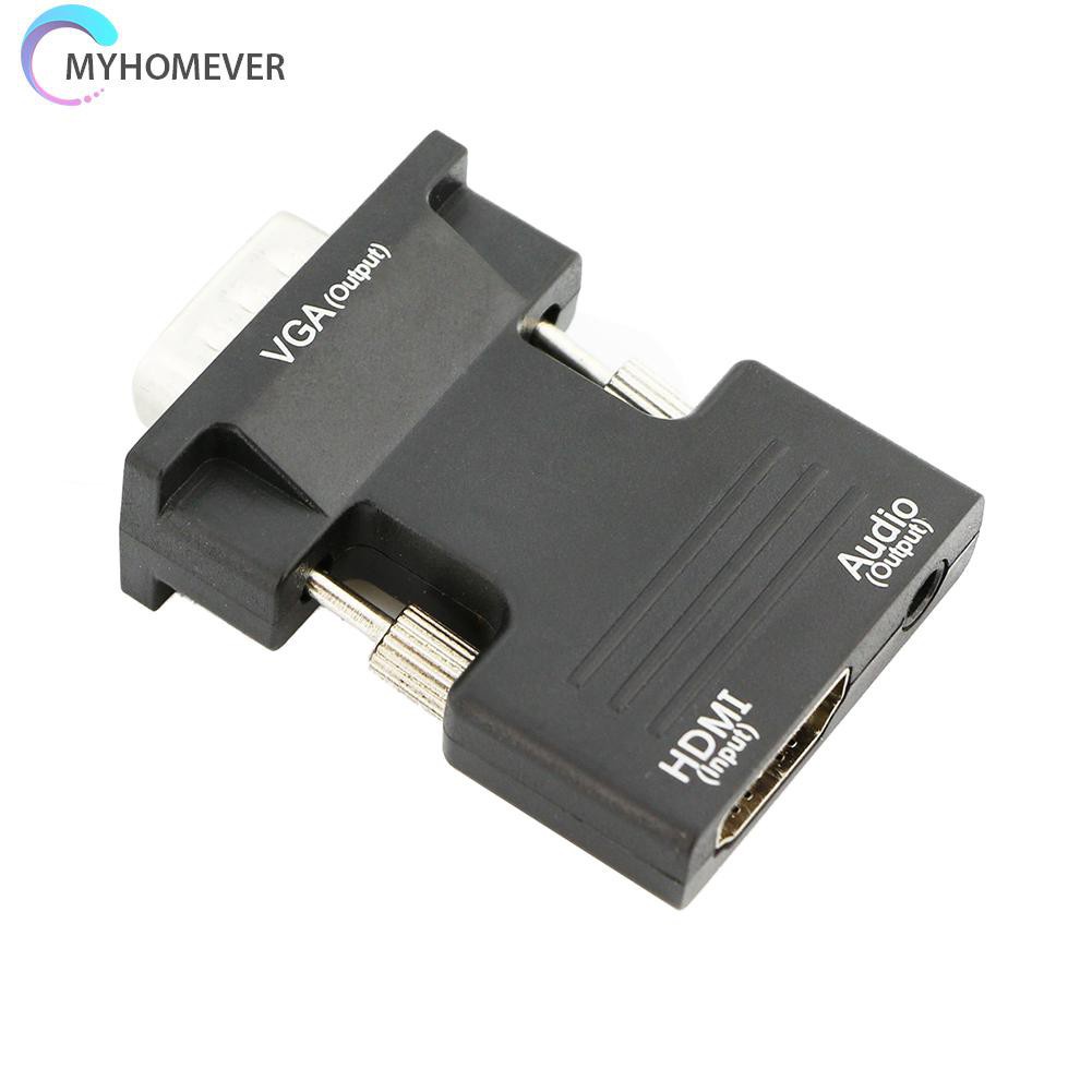 Bộ Chuyển Đổi Âm Thanh Video Kỹ Thuật Số Hd 1080p Hdmi Sang Vga Cho Pc