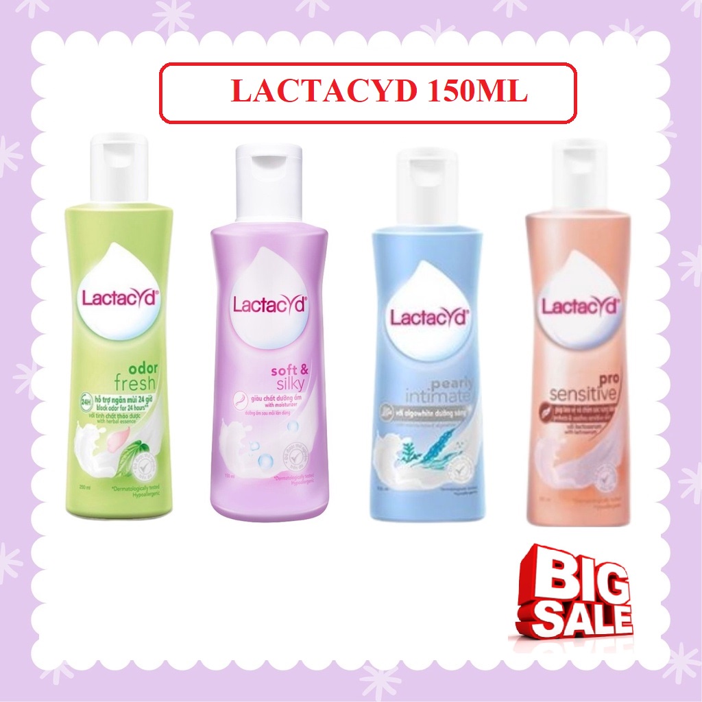 DUNG DỊCH VỆ SINH PHỤ NỮ LACTACYD CHAI 150ML