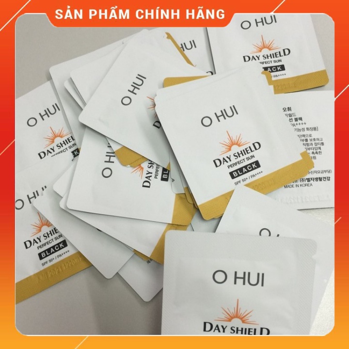 COMBO 10G  1 Gói Kem chống nắng Ohui Sun Black_OHUI Day Shiled Perfect Sun Black SPF50+/PA++++