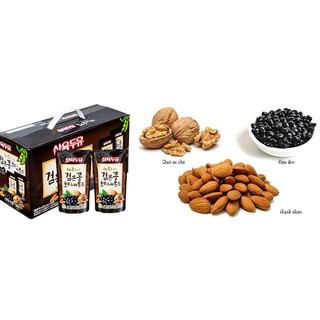 Sữa Óc Chó Hạnh Nhân Đậu Đen thùng 20 gói/195ml date 8/2019