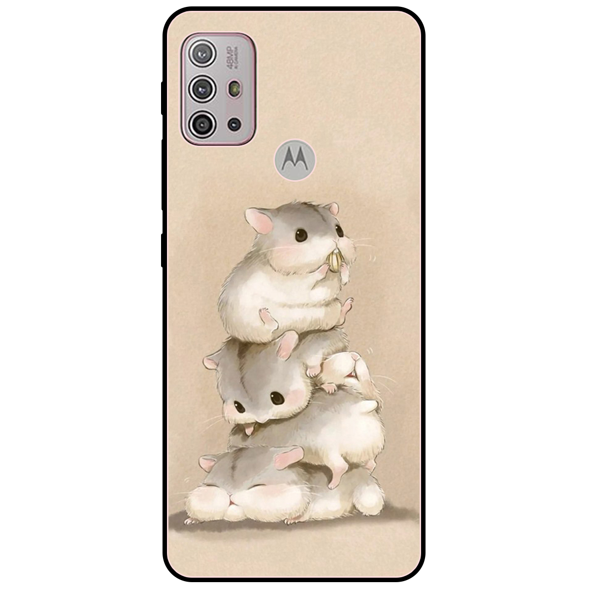 Motorola Moto G10 G30 G50 G100 Mobile Phone Case Cartoon Panda Snowball Wolf Cat butterfly fashion Soft New Protective Cover