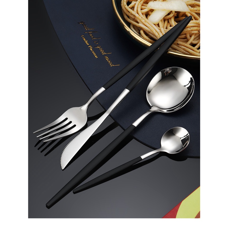 Bộ 4 dụng cụ ăn uống bằng thép không gỉ phong cách Trung Hoa cho năm mới