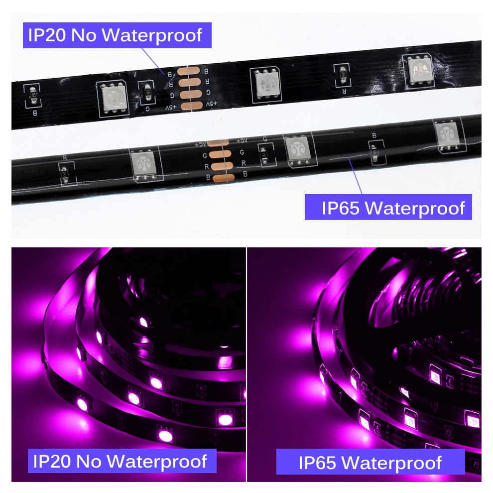 Dây Đèn Led Rgb Dc5V 5050 Trang Trí