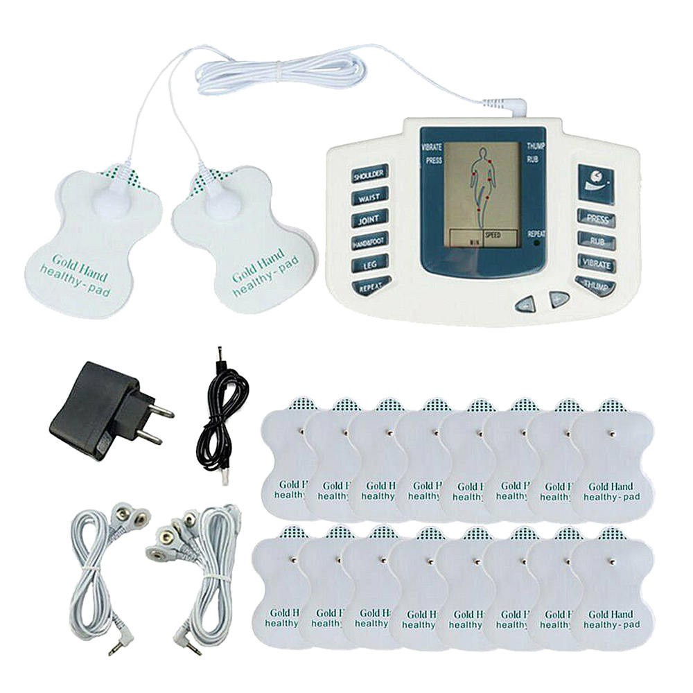 Beautylife New Upgrade Electronic LCD Pulse Massager Physiotherapy Body Relax Muscle Therapy Stimulator Massager With Pads