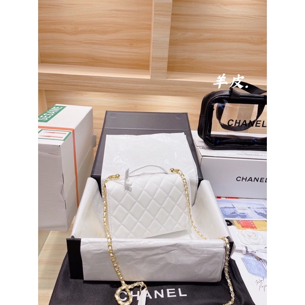 Túi xách Chánel flap bag sz 20 hot hit hàng da bò