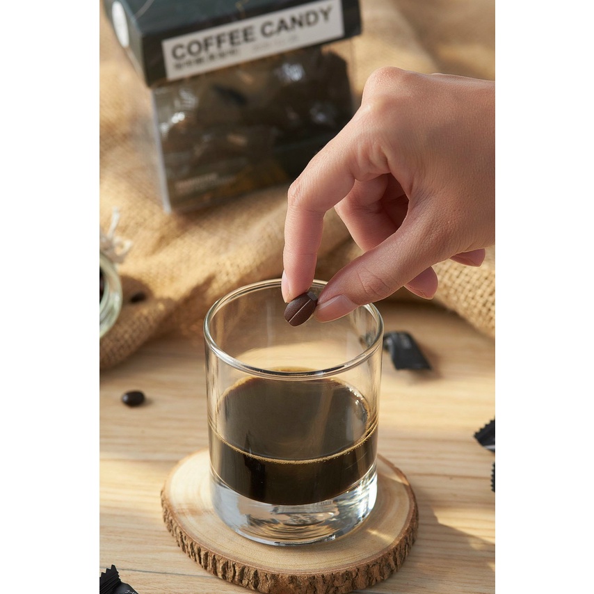 [4 vị] Kẹo cà phê viên nén không đường Pamiriter Đài Loan 70g - cafe ăn vặt cho người ăn kiêng giảm cân, tiểu đường