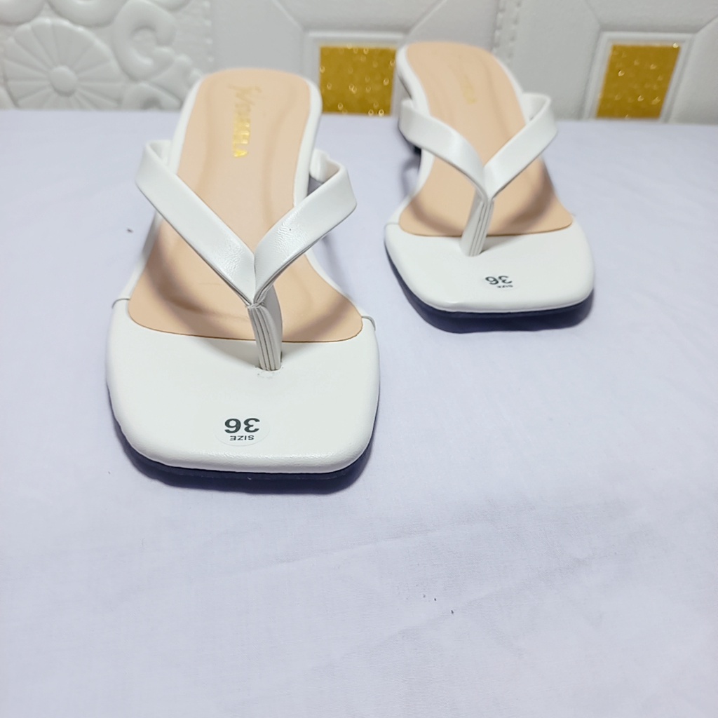 GUỐC NỮ  GÓT VUÔNG 3CM -5CM MŨI HỞ-DÉP NỮ CAO GÓT KẸP NGÓN XINH XẮN MÃ GKN123 MINHTUYETSHOES