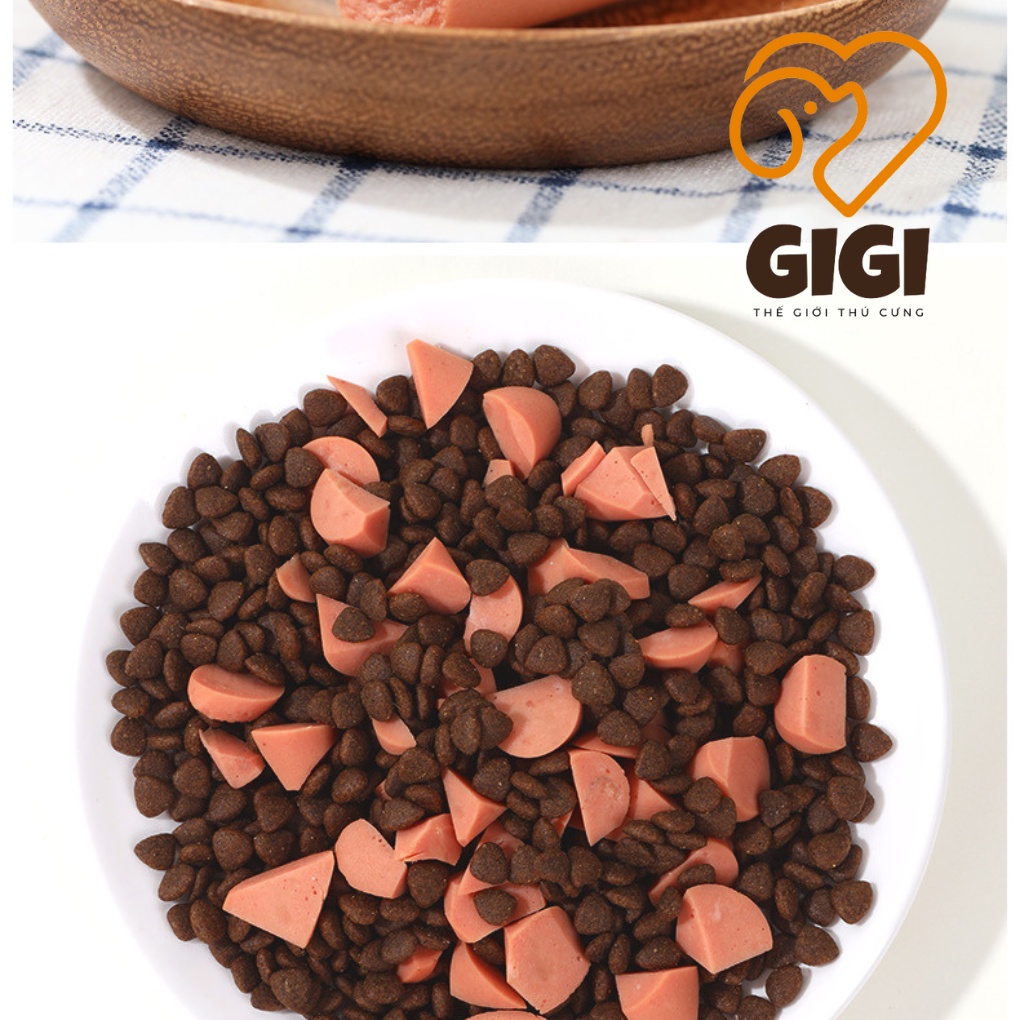 Xúc xích thanh 15g cho chó mèo Bioline thơm ngon bổ sung dinh dưỡng cho thú cưng - GiGi Pet Shop