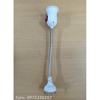 Đuôi đèn E27 xoáy lò xo 360 độ
