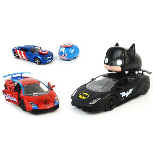 Mô hình xe thể thao Captian Americal/ Batman/ Spiderman