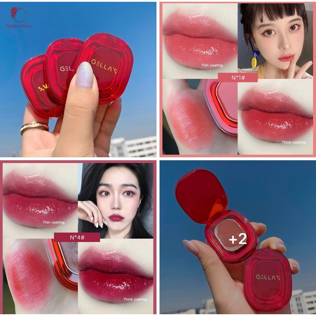 Son Dưỡng Môi Có Màu Gella\'s Pot Lip Nhiều Màu Sắc Tùy Chọn Dạng Hũ Tiện Dụng | BigBuy360 - bigbuy360.vn