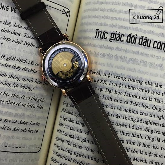 Đồng hồ cơ nam WEISIKAI dây da lộ máy chính hãng | BigBuy360 - bigbuy360.vn