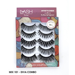 Mi Lụa - MIX 101 5 CẶP - 3D Silk Lashes - The Lash By Jaime