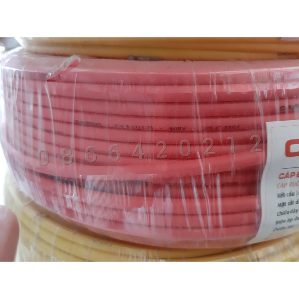 Dây điện đơn Cadivi CV 8.0