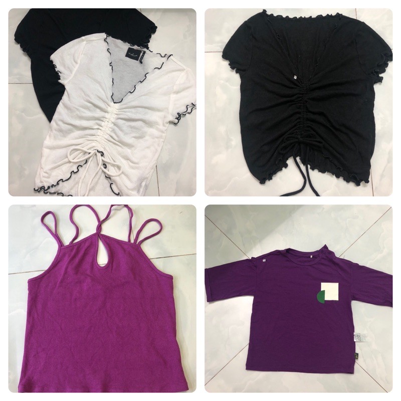 IV.  Thanh lý áo croptop / áo mỏng hàng VNXK lỗi phần 4