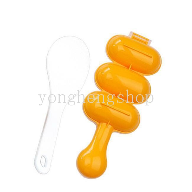 Khuôn Làm Cơm Nắm Hình Tròn Kèm Muỗng