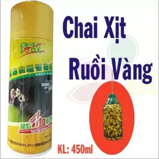 --- Chai xịt bẫy ruồi vàng, sâu bọ chất, giá rẻ.